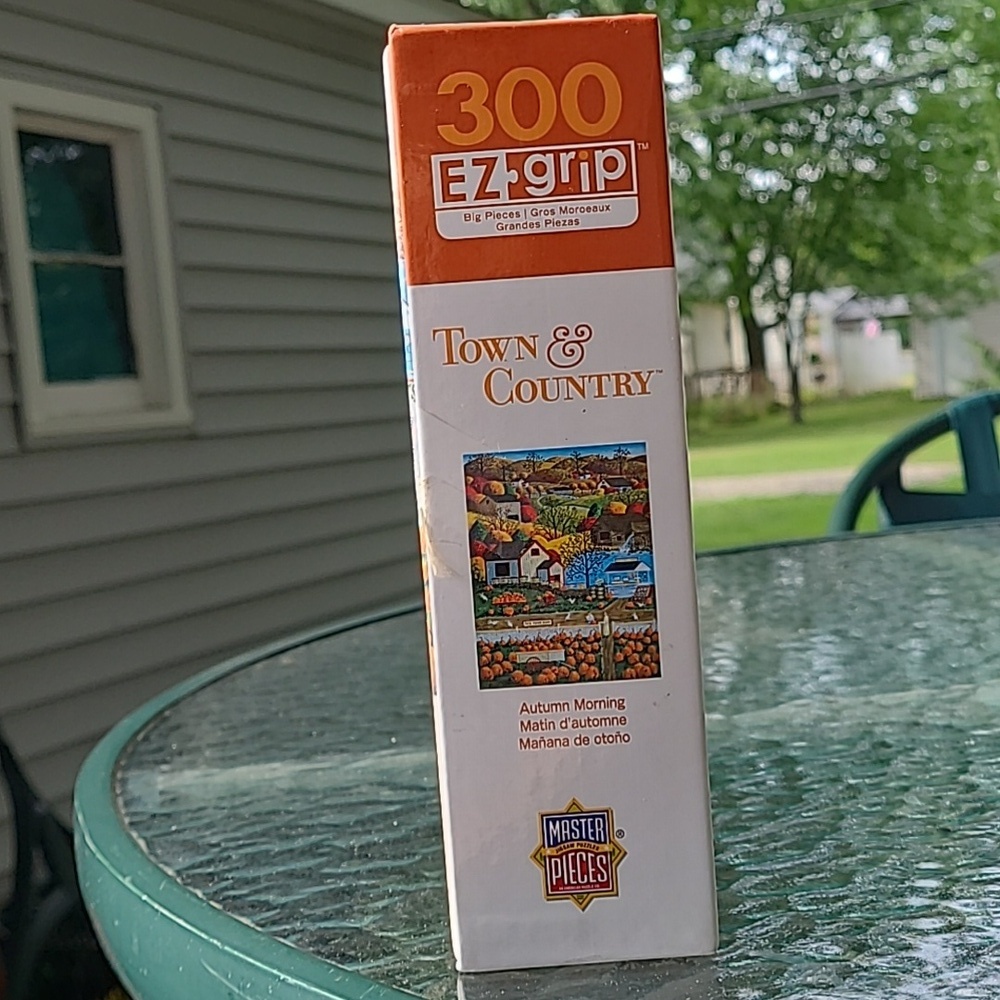 MasterPieces Town & Country Puzzle Autumn Morning Art Poulin 300 Pieces EZ Grip - Picture 6 of 11